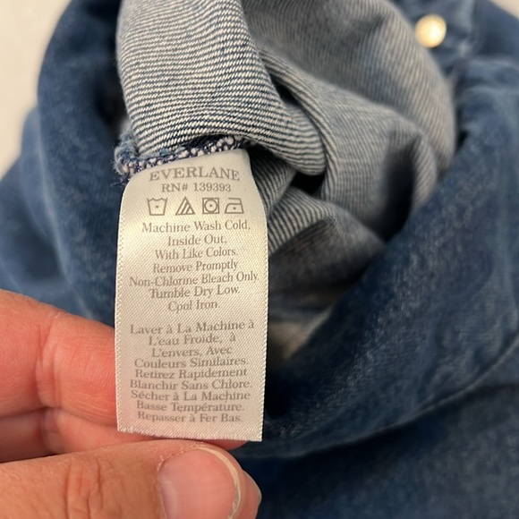 EVERLANE SUPER SOFT SUMMER JEAN JUMPSUIT 6 - Picture 15 of 16